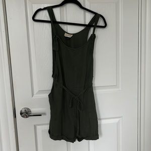 Green Light Weight Shorts Overalls